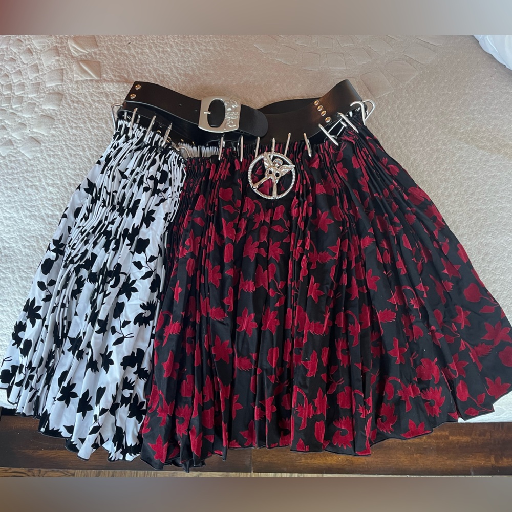 NWOT Chopova Lowena Belted Carabiner Skirt Size M